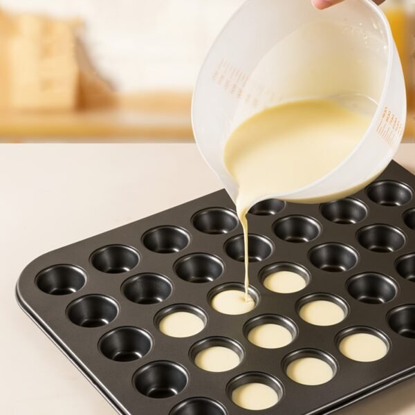 24-Cup Mini Cake Mold Muffin Cupcake Baking Pan for Home Use