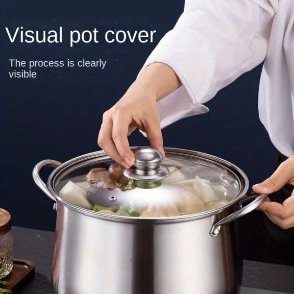 1710941641694-a37e7febdb8b4fe19ea192706a4acaa9-goods.jpeg Versatile Large Stainless Steel Stock Pot