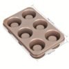 1e074885-a7d2-4634-b4bf-ed61d6de7930.jpg 6-Cup Non-Stick Bundt Cake Pan Golden Carbon Steel Mold