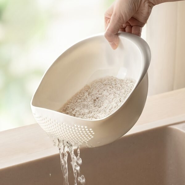 2455a1a2-db02-48ac-a2d1-aabf5b84431a.jpg 1pc Durable Colander Bowl with Built-in Filter