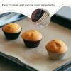 10pcs Reusable Silicone Cupcake Liners Non-Stick Baking Cups Set