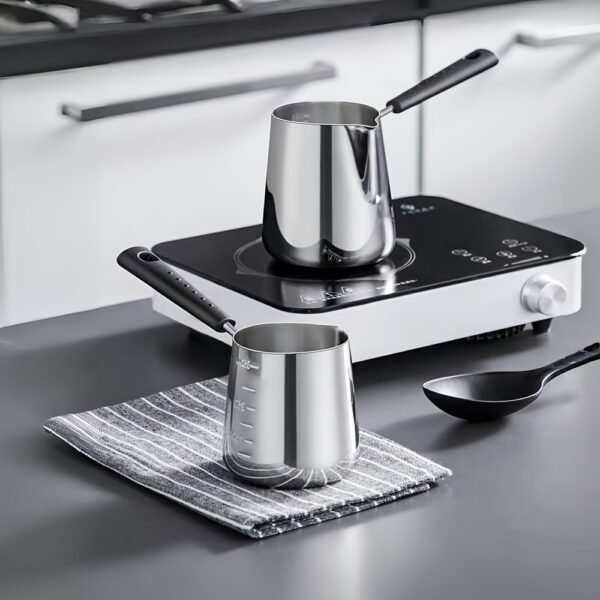 Mini Stainless Steel Saucepan with Long Handle