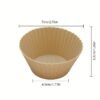 10pcs Reusable Silicone Cupcake Liners Non-Stick Baking Cups Set