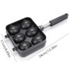 Egg Waffle Maker Pan Smiley Face Bubble Waffle Mold