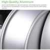 598e8c1e72b74969a325325d85183a8a-goods.jpeg 1pc of Odem Round Anodized Aluminum Cake Pan Featuring a Removable Base