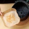 10pcs Non-Stick Air Fryer Liners Brown Paper Sheets for Baking