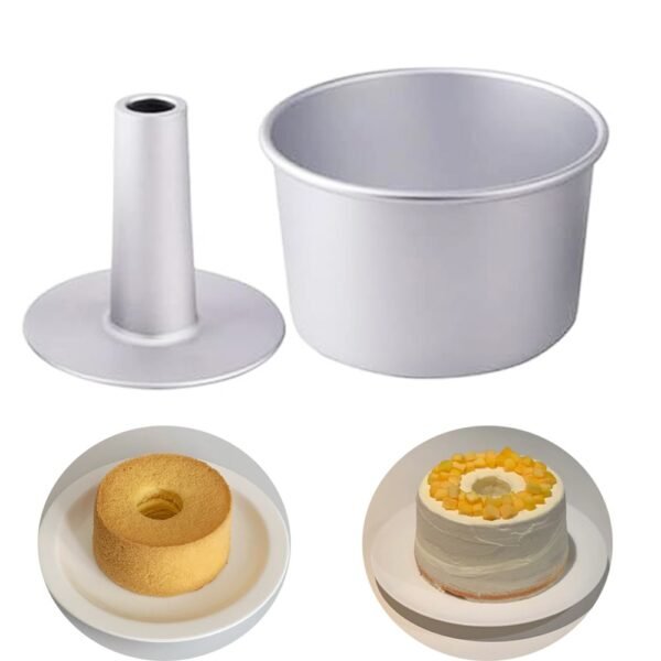 79e1514bb4c14d46915d09f0a2ff5984-goods.jpeg 1pc of Odem Round Anodized Aluminum Cake Pan Featuring a Removable Base