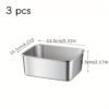 3-Piece Multifunctional Rectangular Baking Molds | Home Baking Essential