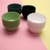 24 Pack of Reusable Silicone Liners for Cupcakes And Muffins