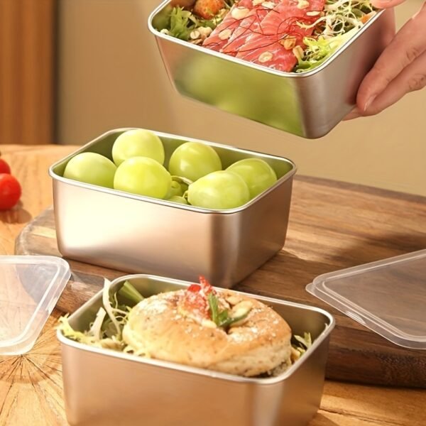3-Piece Multifunctional Rectangular Baking Molds | Home Baking Essential