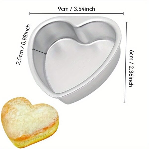 9f0c4cb1007d41949ced5db41d80524b-goods.jpeg 3pcs Aluminum Heart-Shaped Cake Mold Set Fixed Bottom Baking Pans