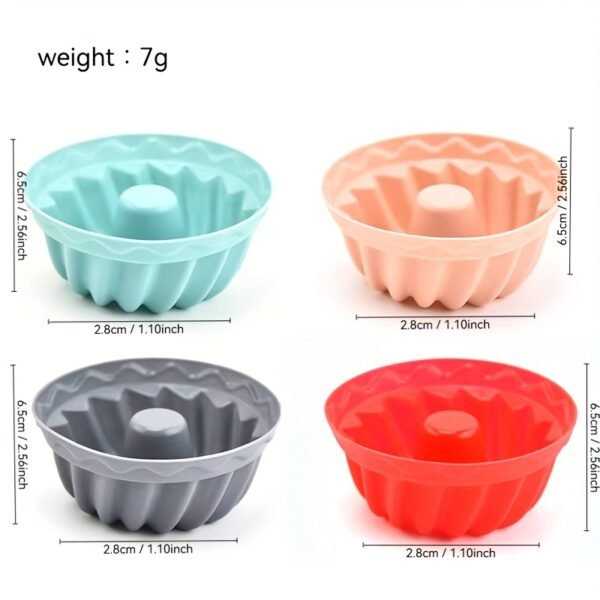 Set of 36 Silicone Mini Brownie Molds