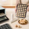 24-Cup Mini Cake Mold Muffin Cupcake Baking Pan for Home Use