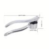 Stainless Steel Garlic Press Crusher
