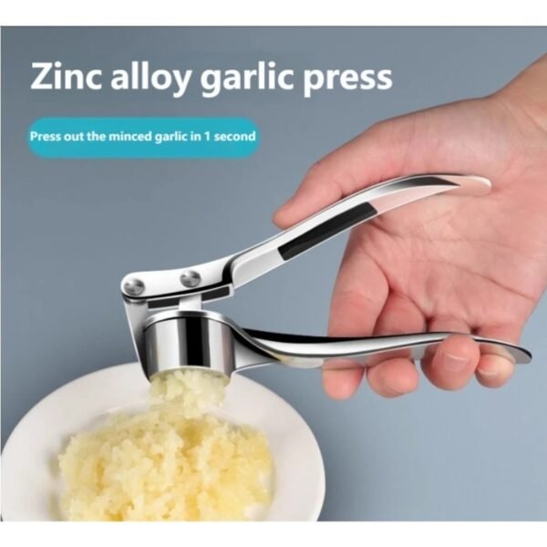 Stainless Steel Garlic Press Crusher