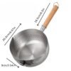 20cm Non-Stick Japanese Saucepan with Wooden Handle