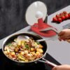 1pc Kitchen Pot Lid Holder and Spoon Rest random color