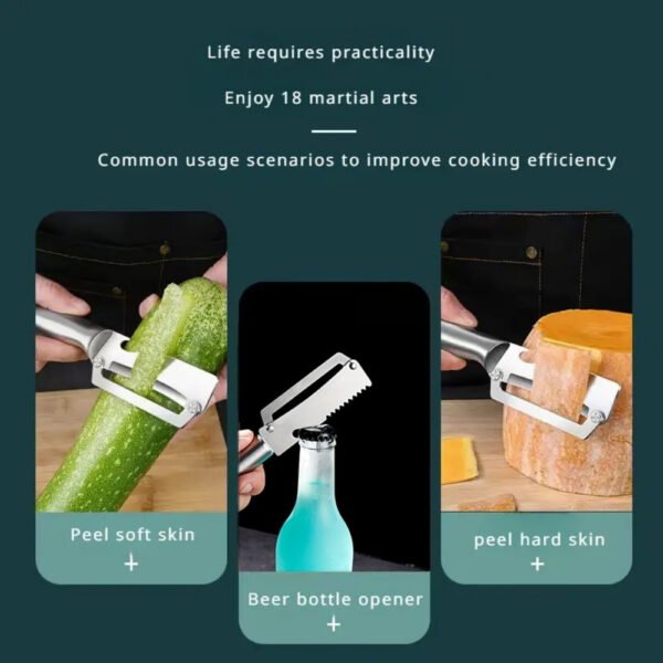 dce14603c0a8415d912eca9a952b0f2a-goods.jpeg 4-in-1 Stainless Steel Multifunctional Peeling Knife