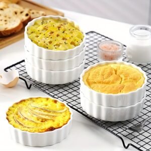 6pcs Deepen Porcelain Ramekins