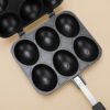 Egg Waffle Maker Pan Smiley Face Bubble Waffle Mold