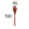 9pcs Japanese Handcrafted Wooden Cutlery Set