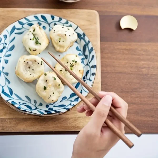 5 Pairs of Natural Wood Chopsticks