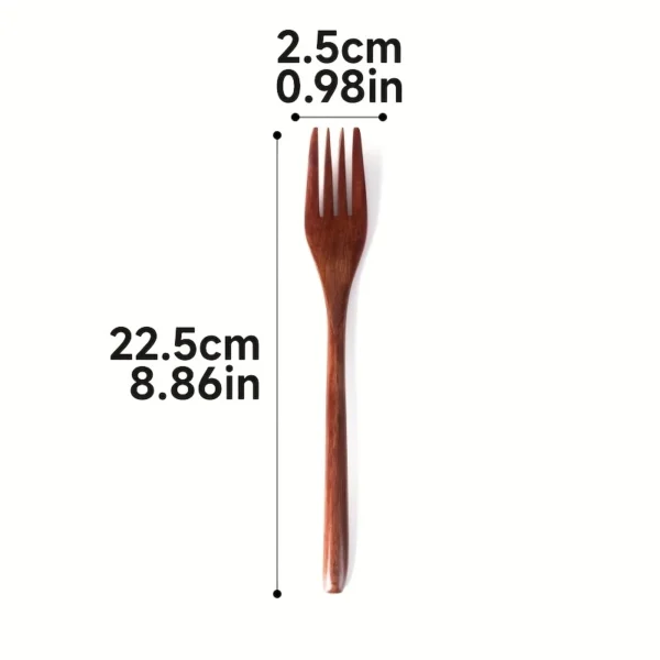 9pcs Japanese Handcrafted Wooden Cutlery Set