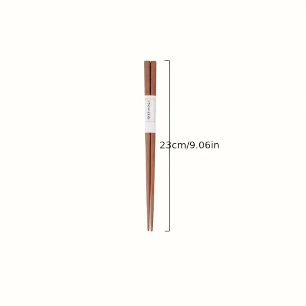 5 Pairs of Natural Wood Chopsticks